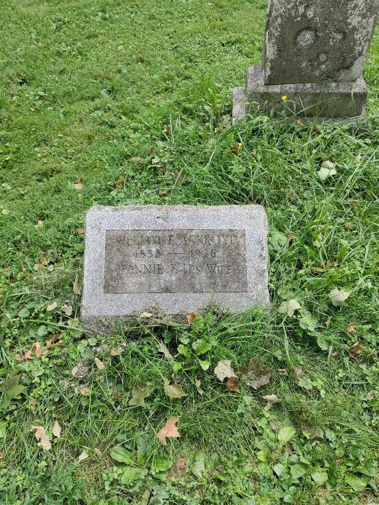 Fannie Fern Ackroyd's grave. Photo 2
