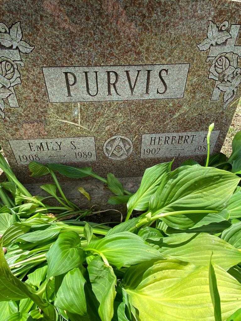 Emily S. Purvis's grave. Photo 3