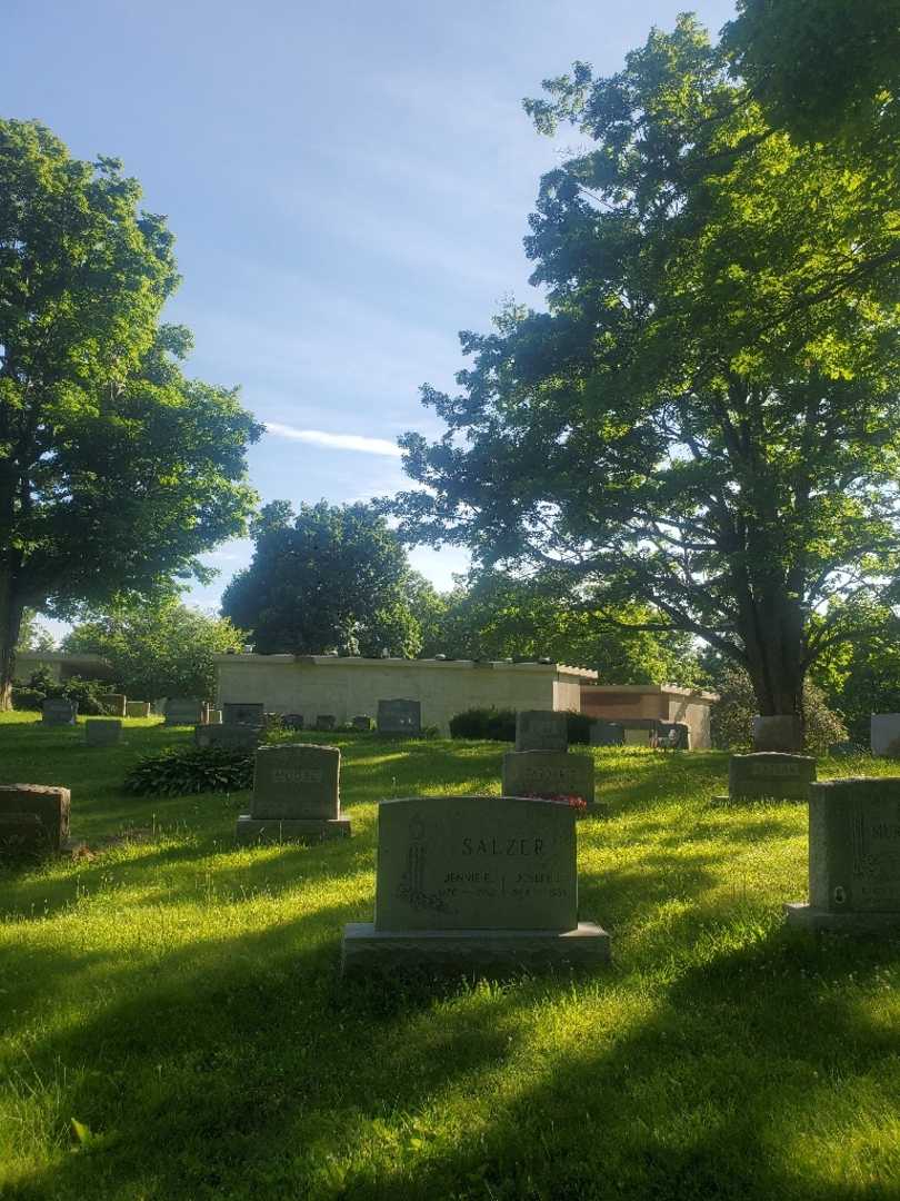 Jennie E. Salzer Scott's grave. Photo 1
