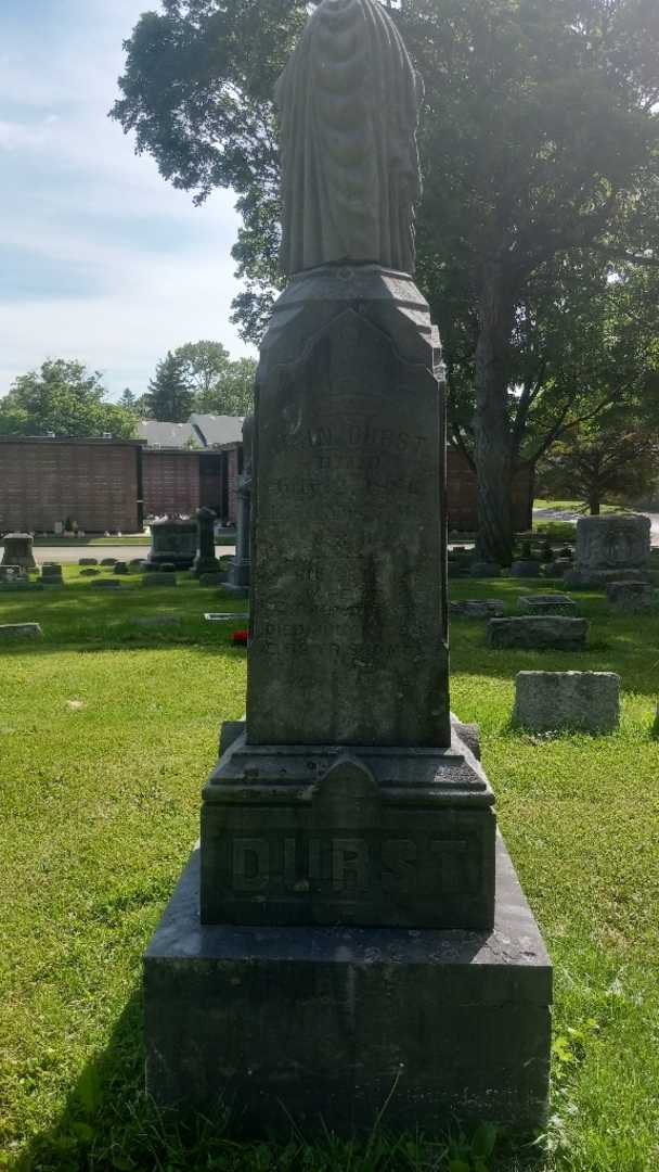 Burgetha Durst's grave. Photo 3