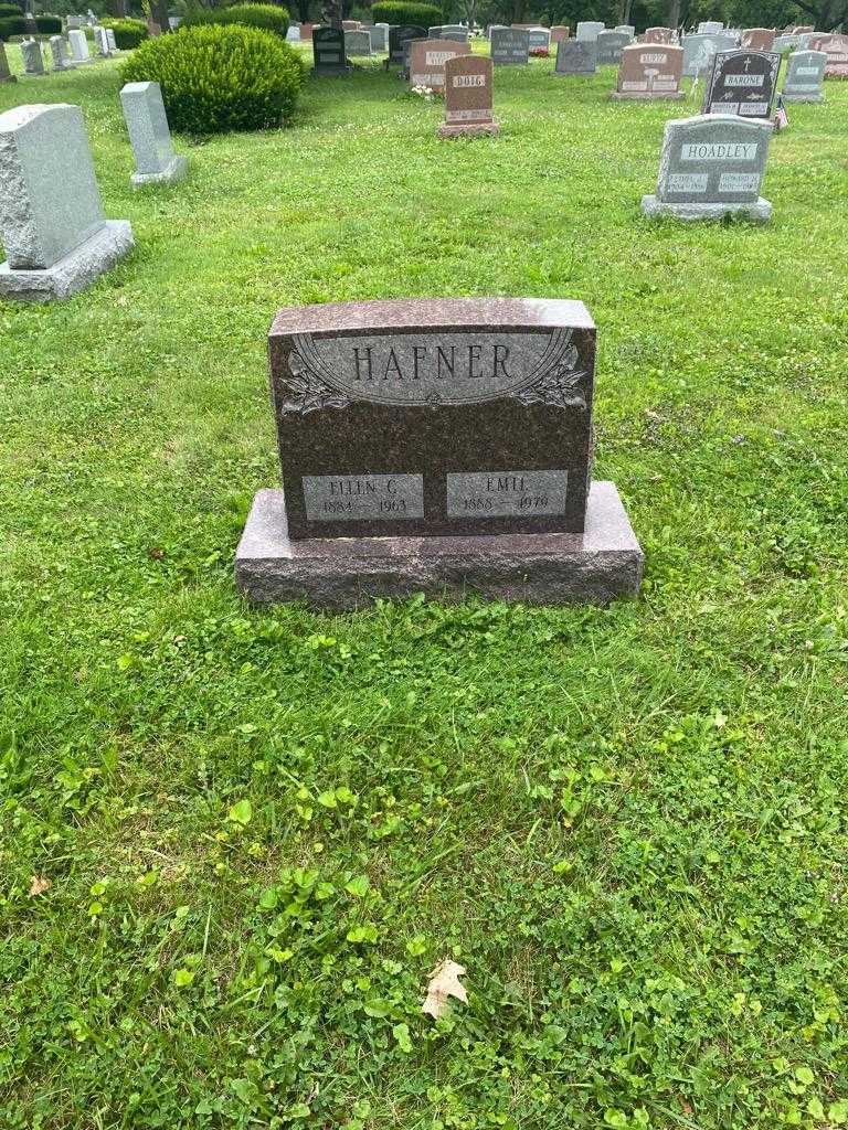 Ellen G. Hafner's grave. Photo 2
