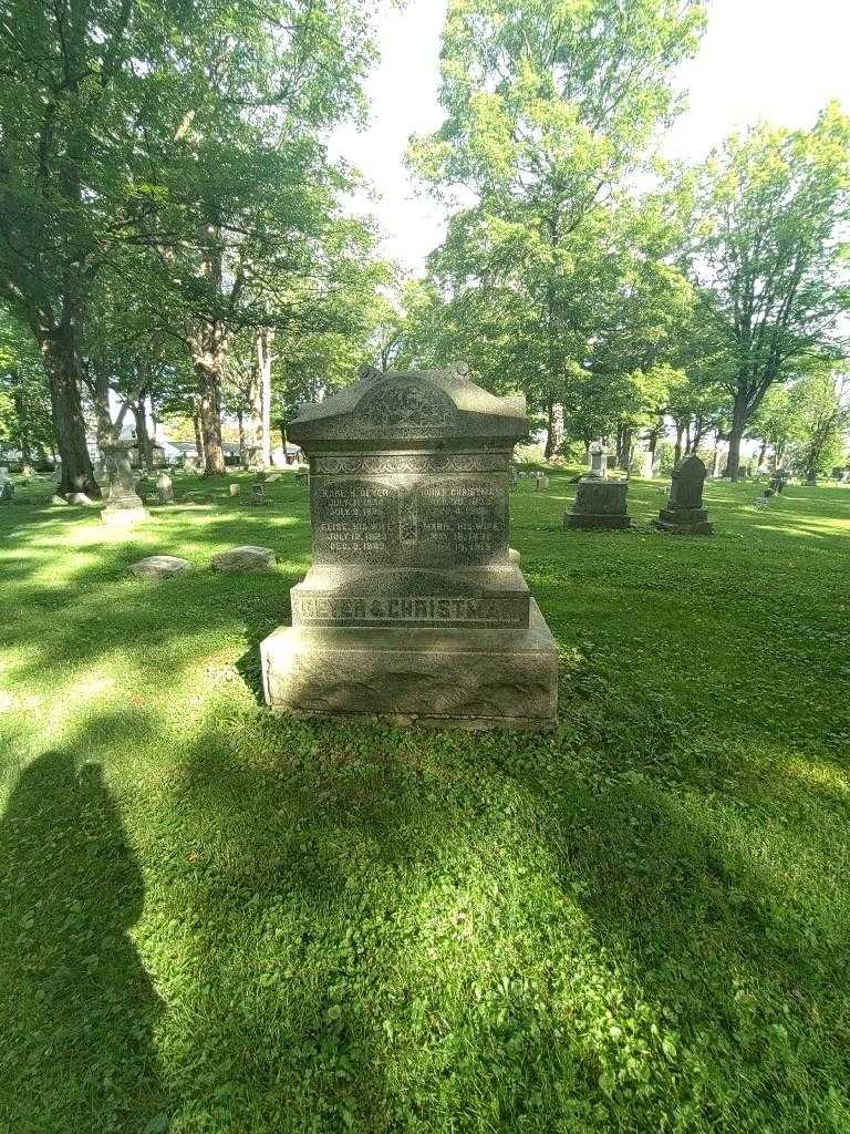 Marie Christman's grave. Photo 1