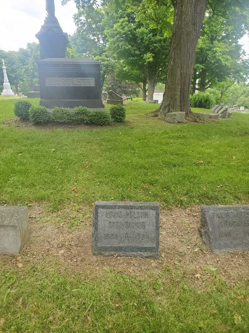 Louis Nelson Steinbicker's grave. Photo 1