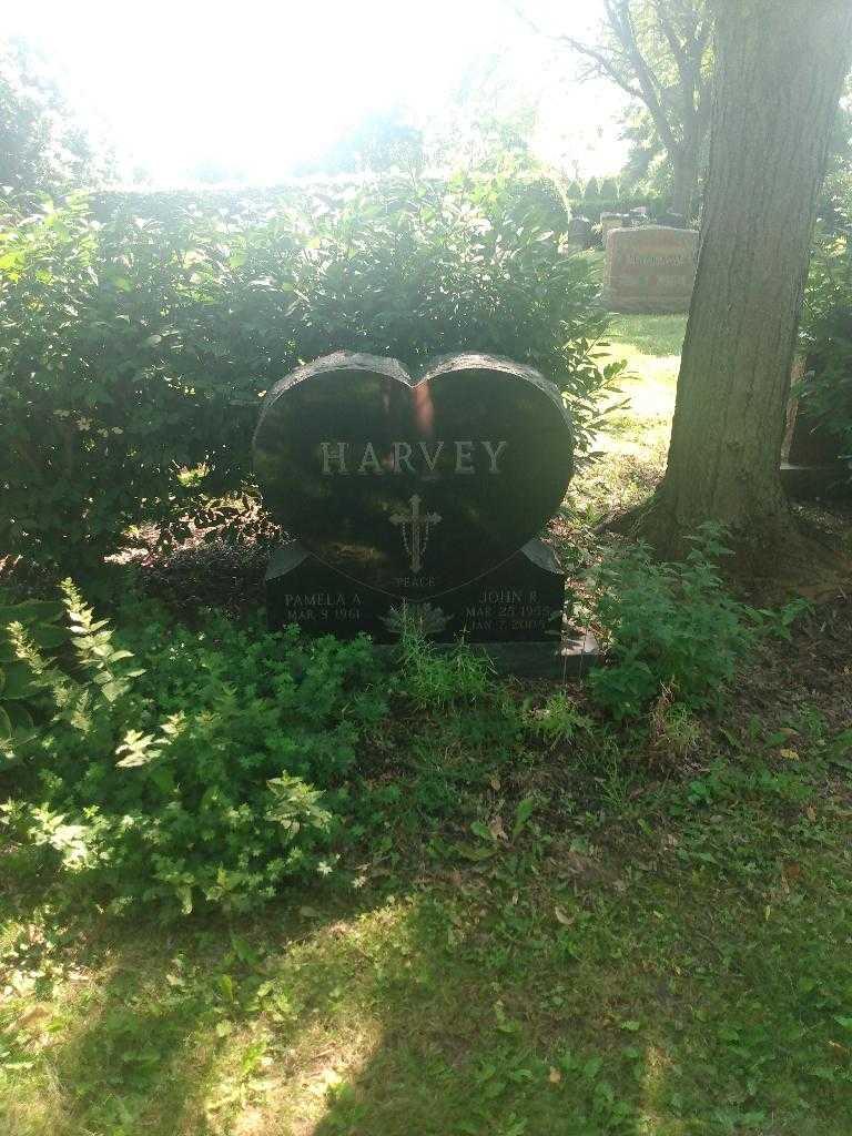 John R. Harvey's grave. Photo 1