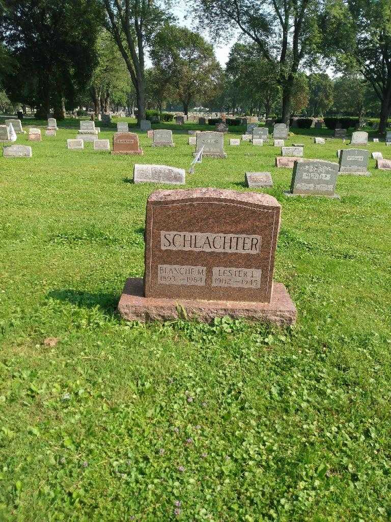 Blanche M. Schlachter's grave. Photo 1