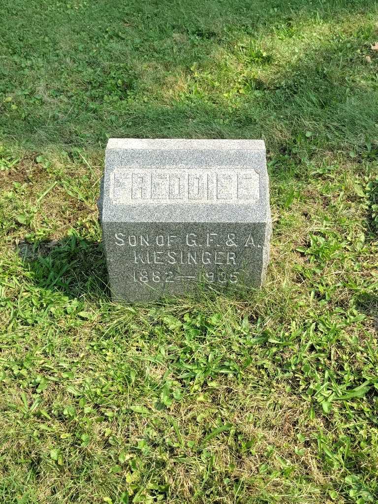 Frederick E. "Freddie" Kiesinger's grave. Photo 2