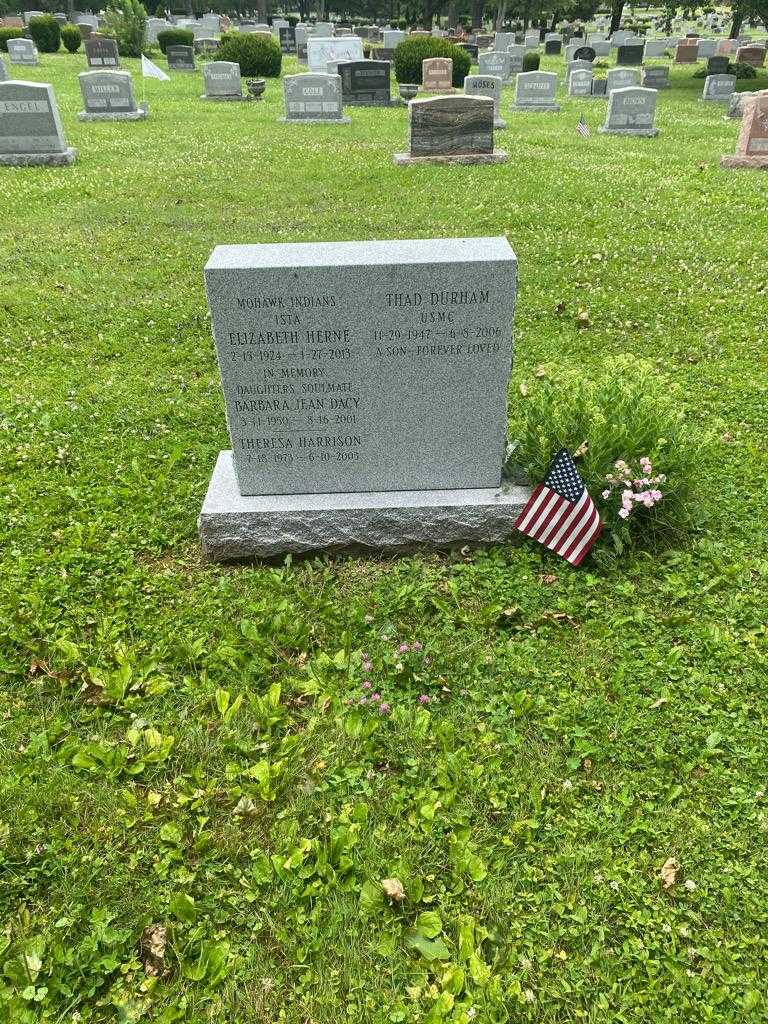 Elizabeth Herne's grave. Photo 2