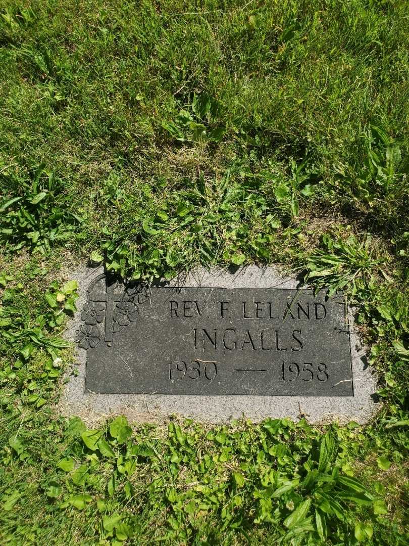 Reverend Frank Leland Ingalls's grave. Photo 3