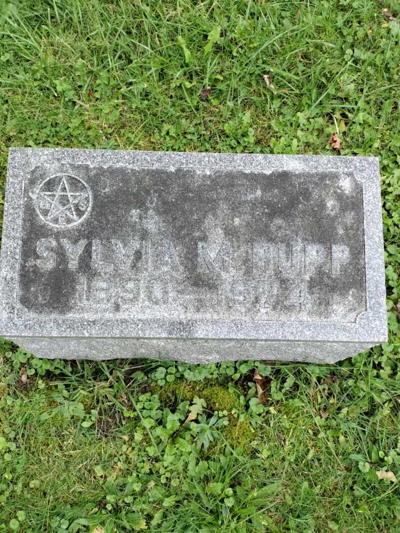 Sylvia M. Rupp's grave. Photo 3