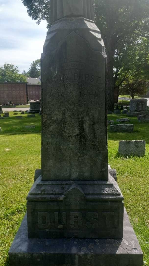 John Durst's grave. Photo 3