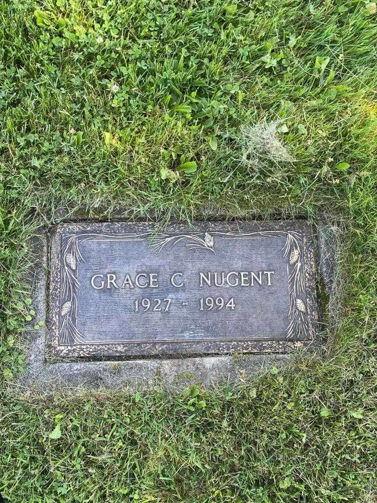 Grace C. Nugent's grave. Photo 3