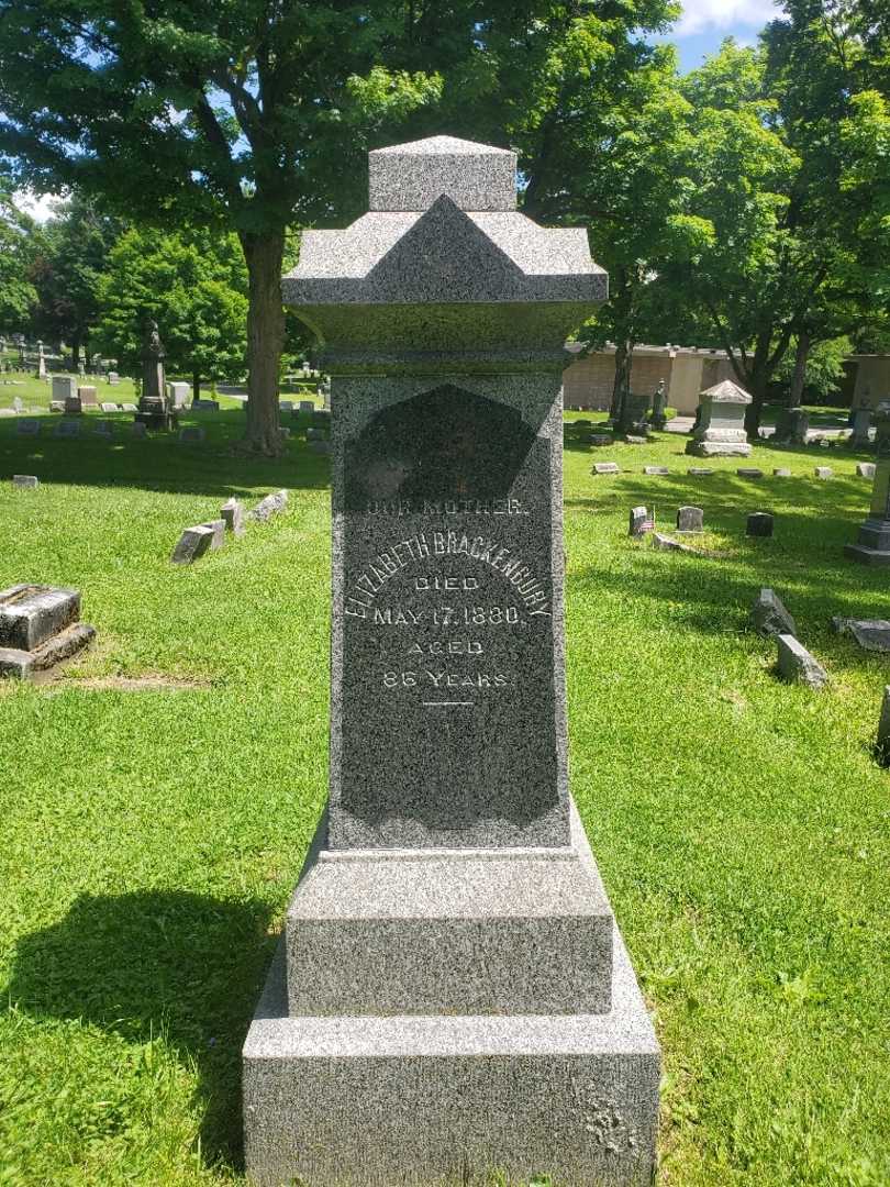 Elizabeth Brackenbury's grave. Photo 3