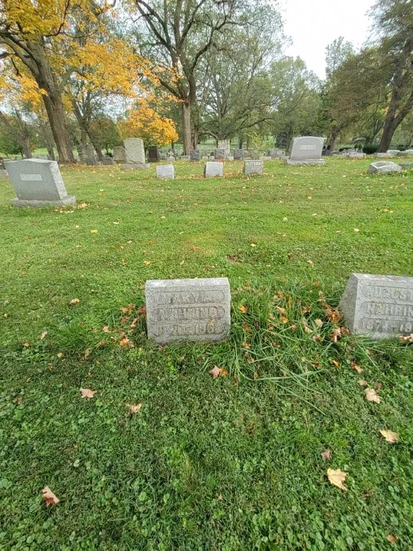 Mary A. Maher Nahring's grave. Photo 1