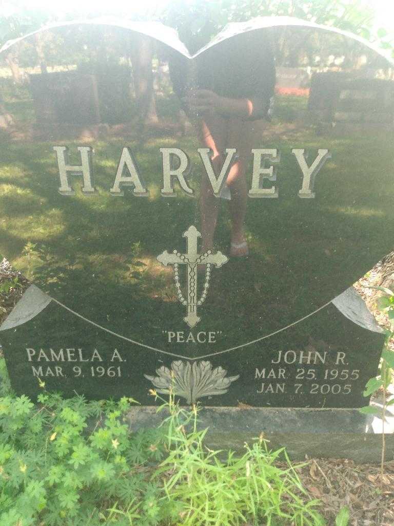 John R. Harvey's grave. Photo 3