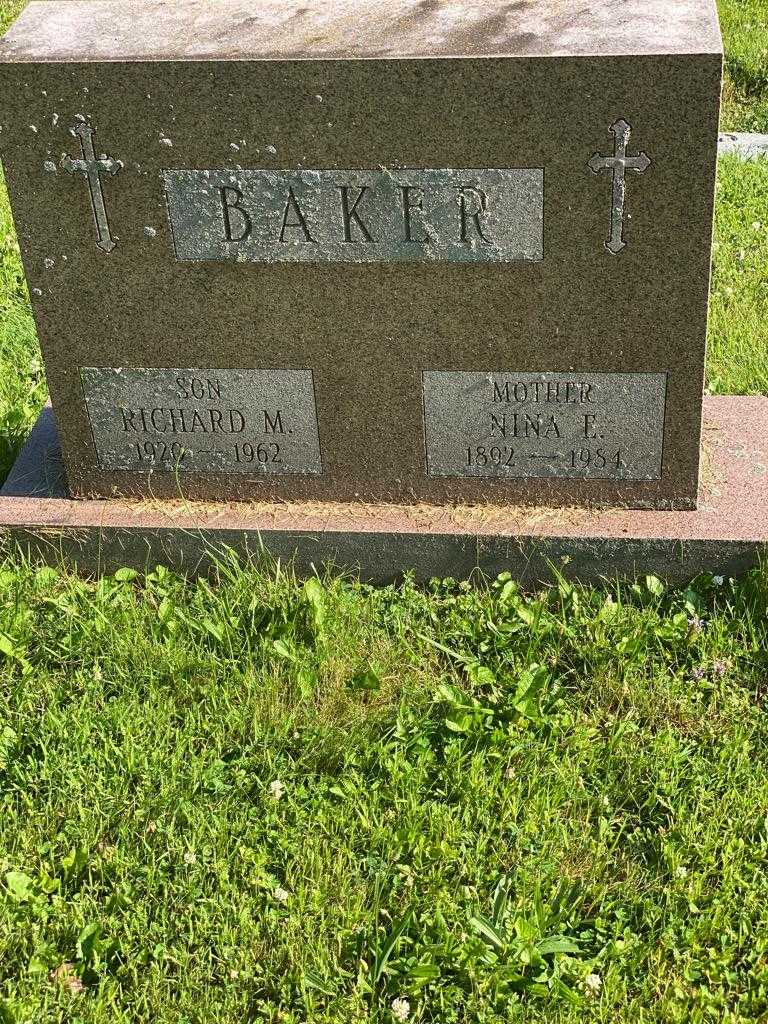 Richard M. Baker's grave. Photo 3