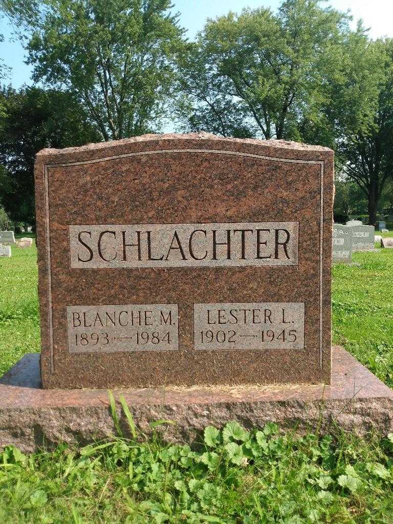 Blanche M. Schlachter's grave. Photo 3