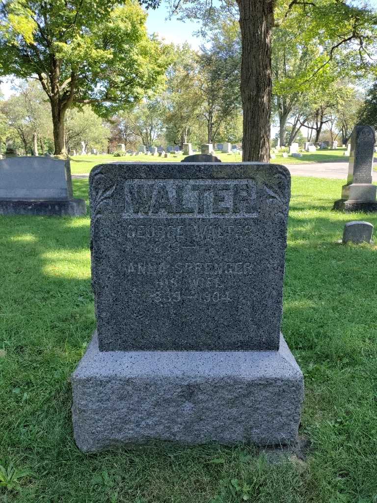 George Walter's grave. Photo 2