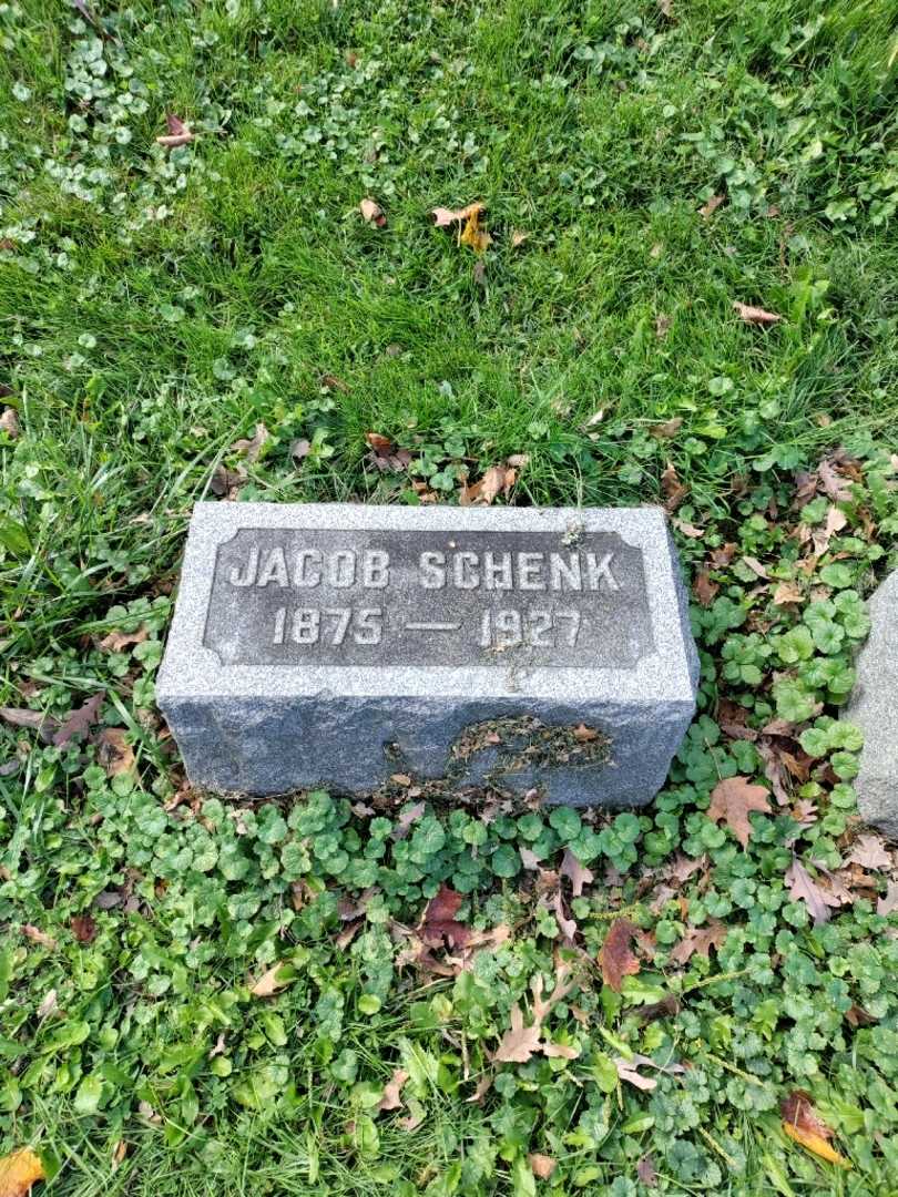 Jacob Schenk's grave. Photo 2