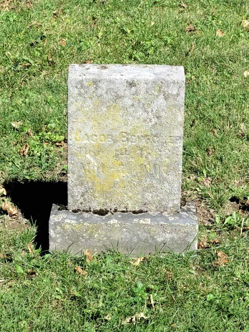 Jacob Benscler Beuscher's grave. Photo 3