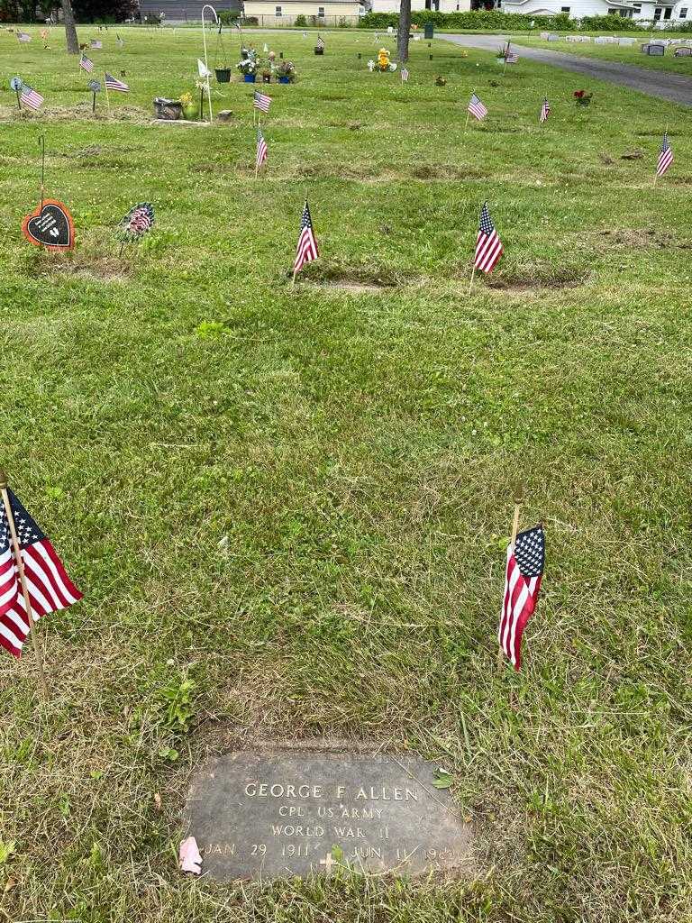 George F. Allen's grave. Photo 2