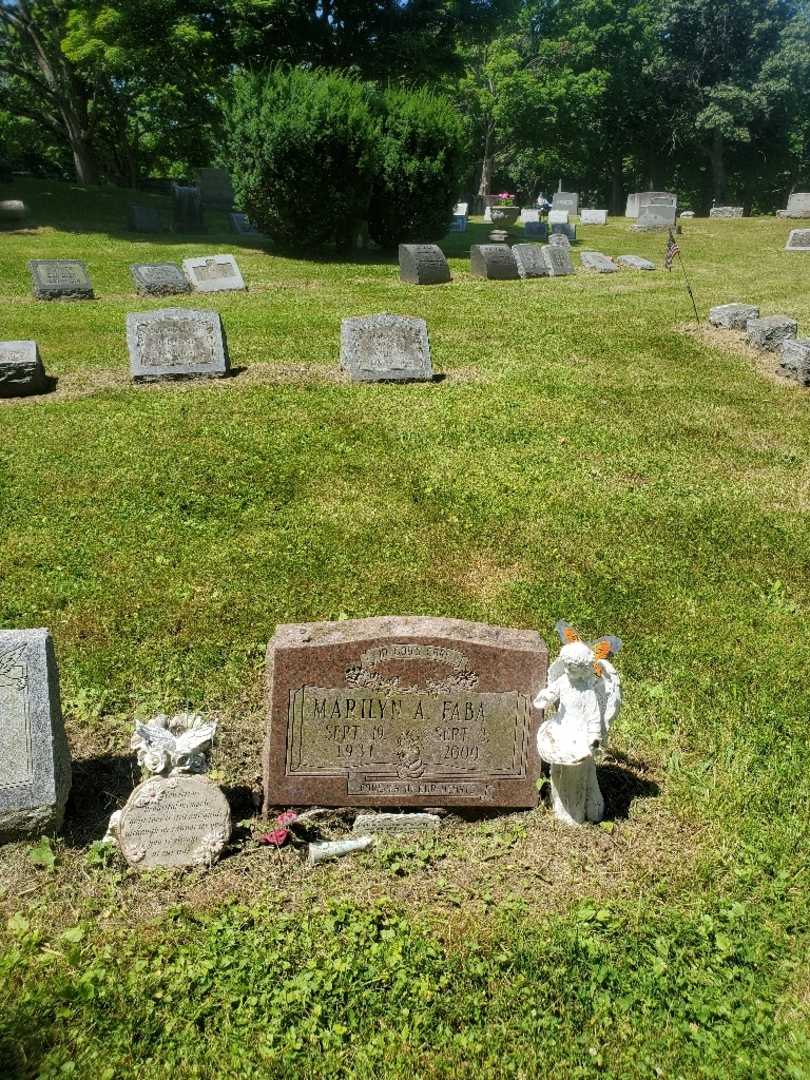 Marilyn A. Faba's grave. Photo 1