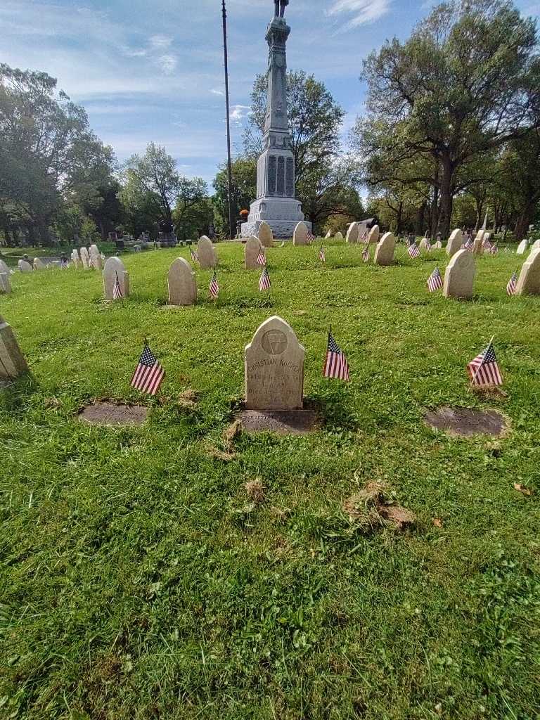 Christian Kocher's grave. Photo 1