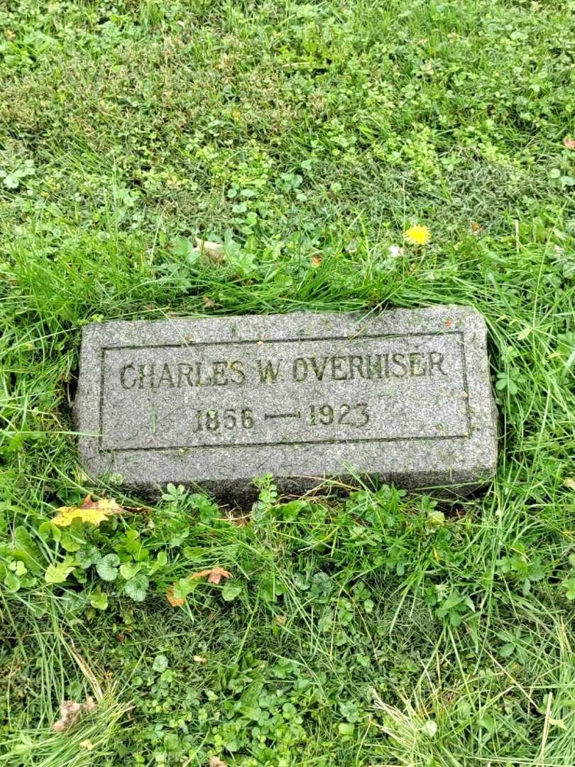 Charles W. Overhiser's grave. Photo 2