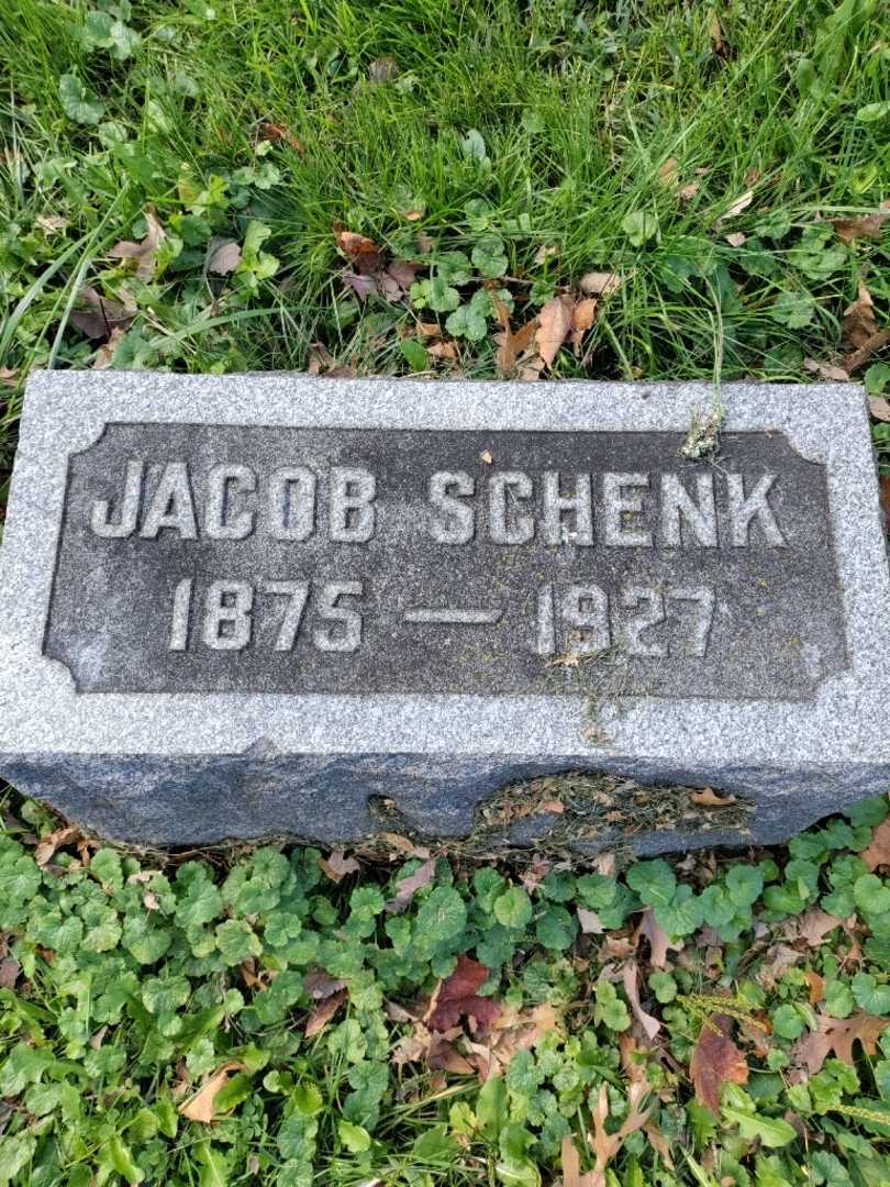 Jacob Schenk's grave. Photo 3