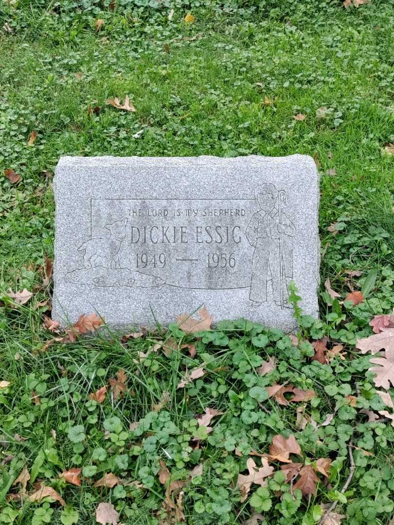 Dickie Richard Essig's grave. Photo 3
