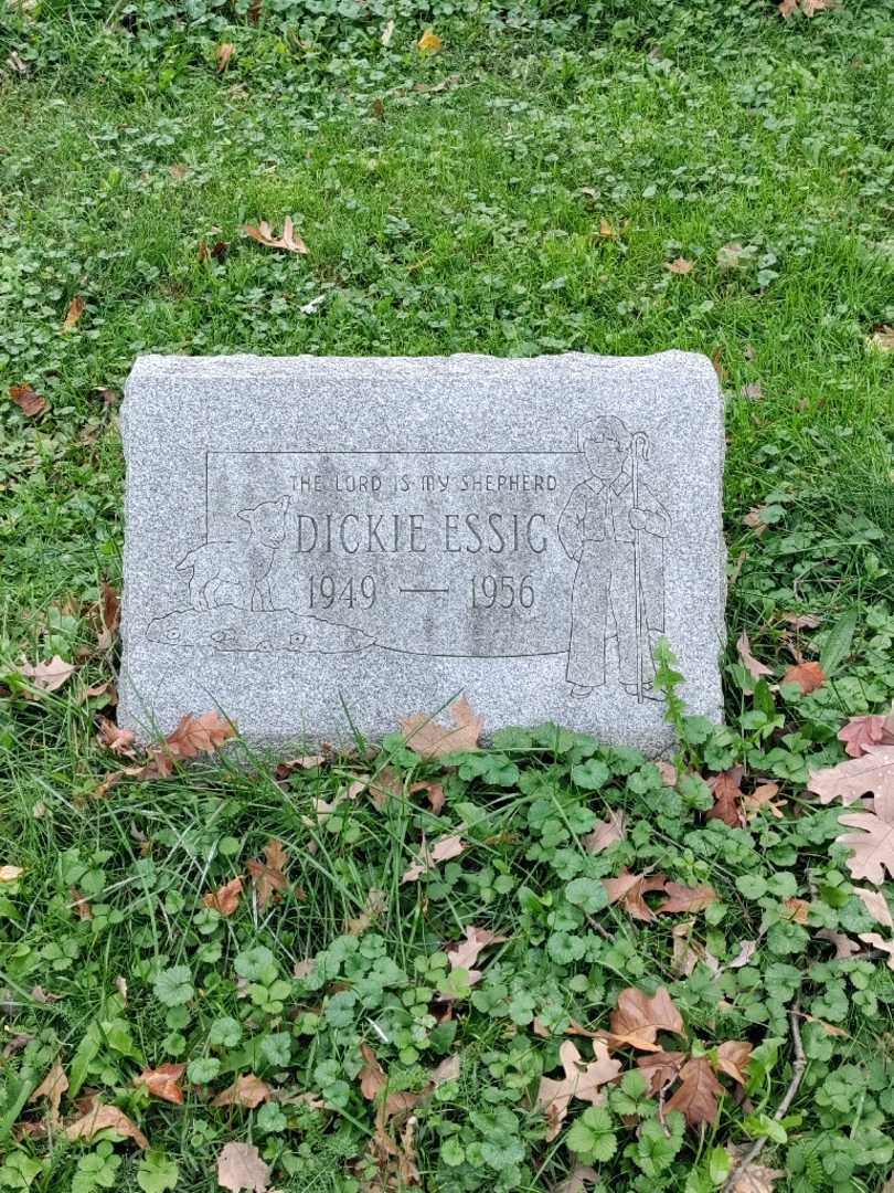 Dickie Richard Essig's grave. Photo 2