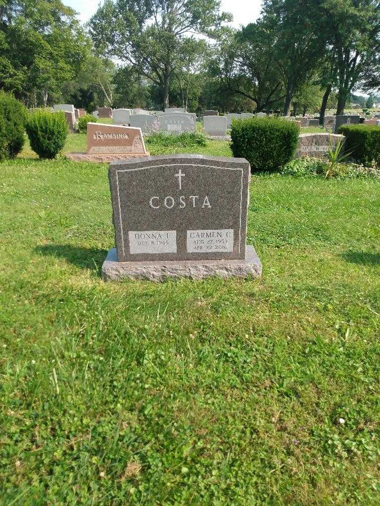 Carmen C. Costa's grave. Photo 1