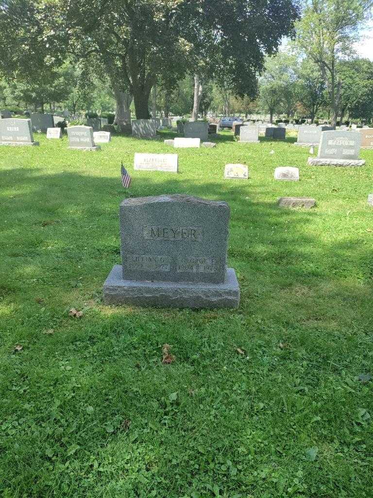 Lillian G. Meyer's grave. Photo 1