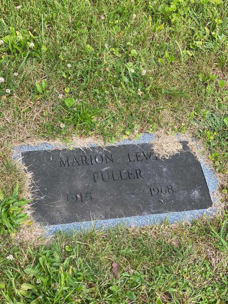 Marion Lewis Fuller's grave. Photo 3