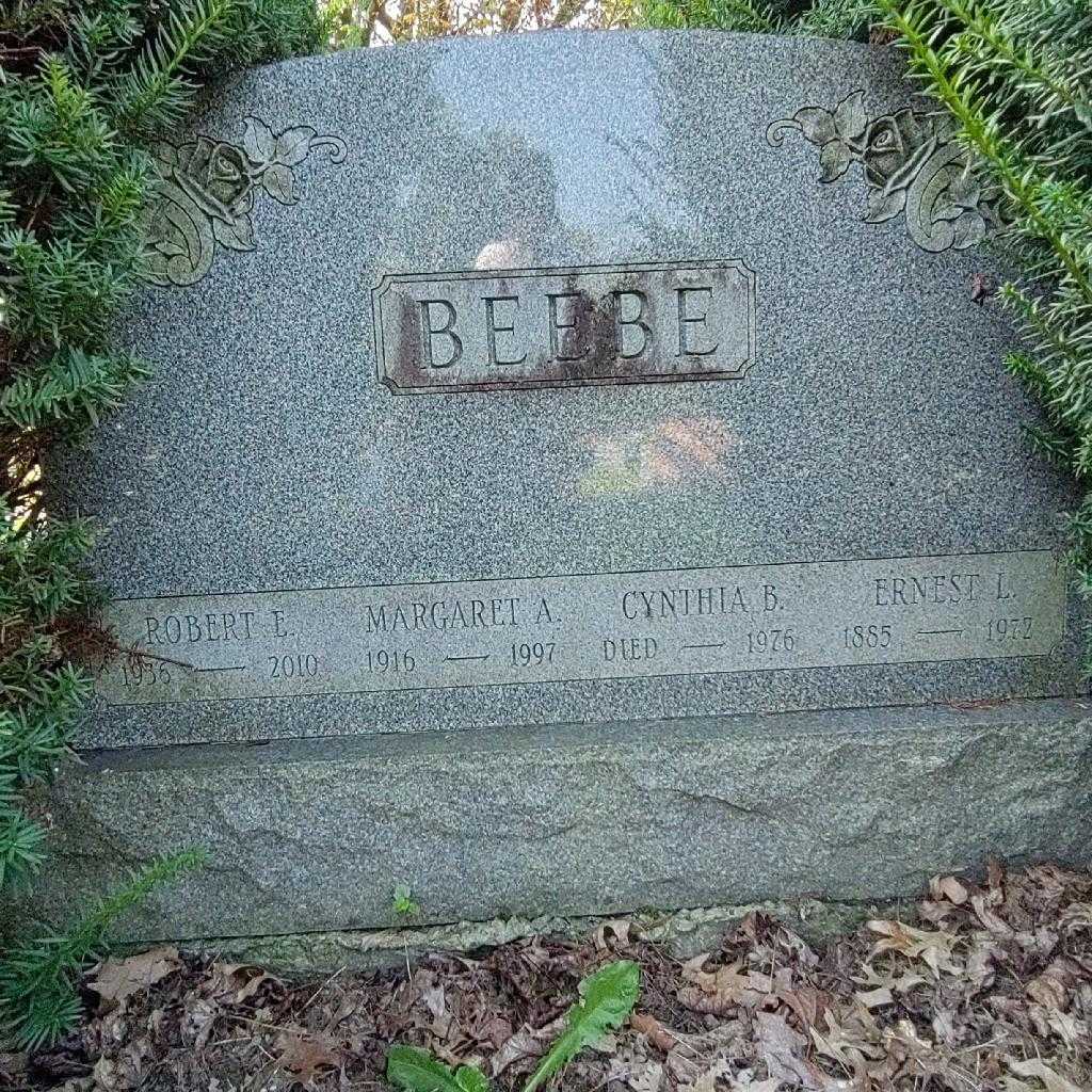 Ernest L. Beebe's grave. Photo 3