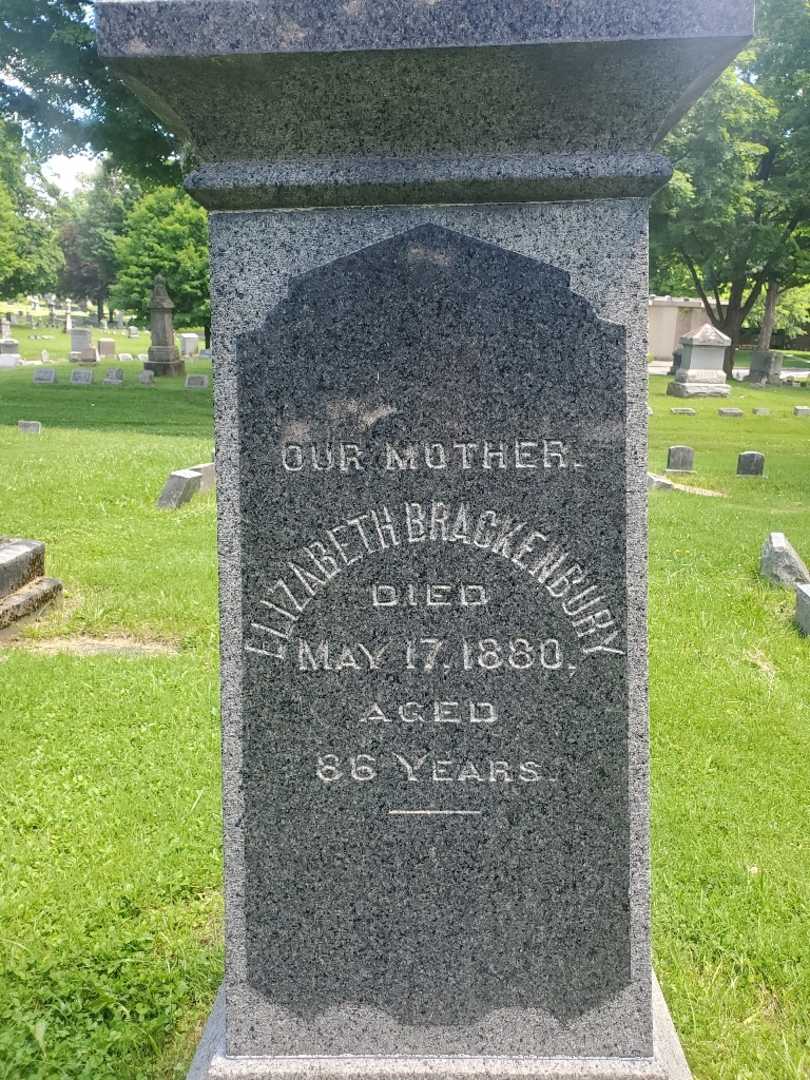 Elizabeth Brackenbury's grave. Photo 4