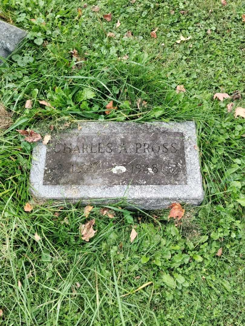 Charles A. Pross's grave. Photo 2