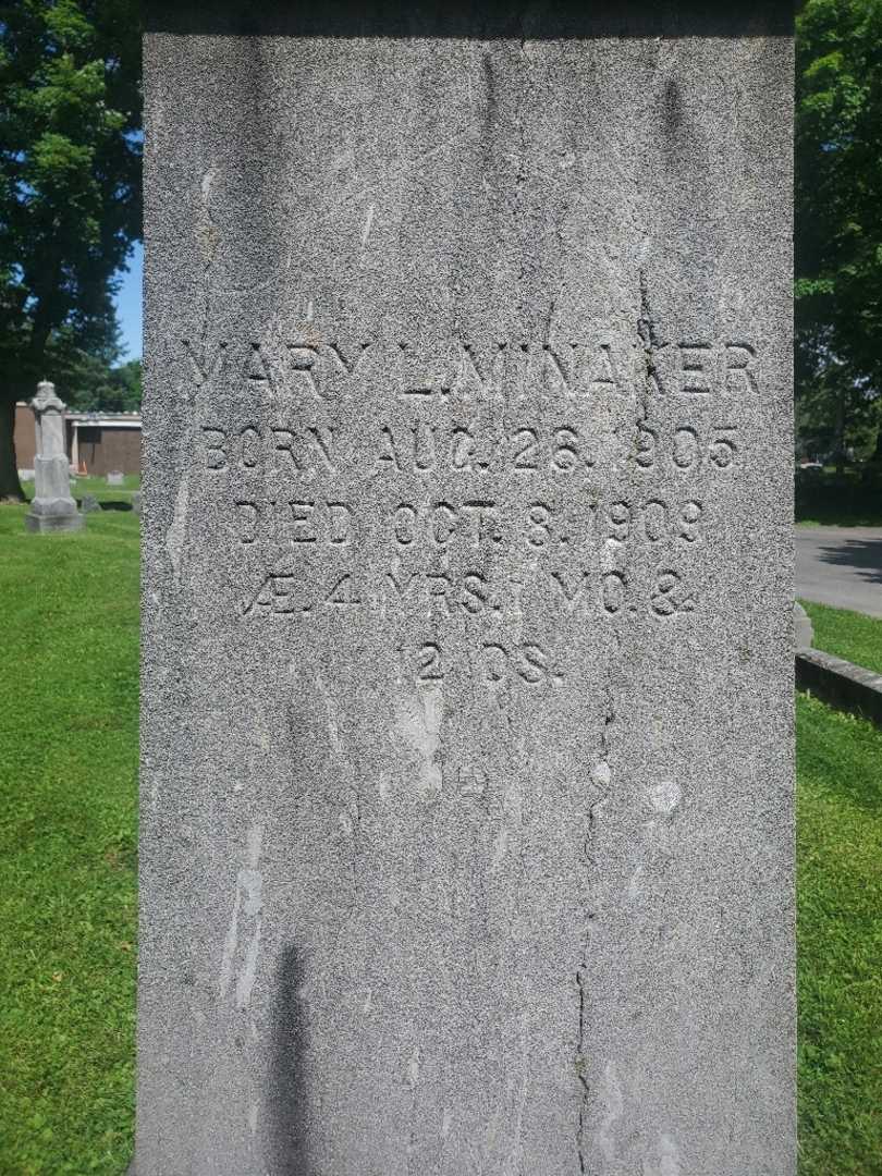 Mary Louise Minaker's grave. Photo 4