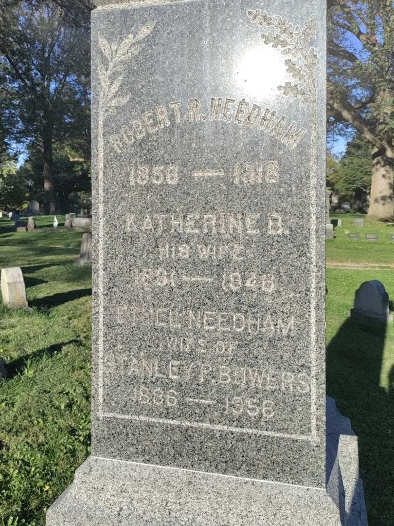 Ethel M. Bowers Needman's grave. Photo 4