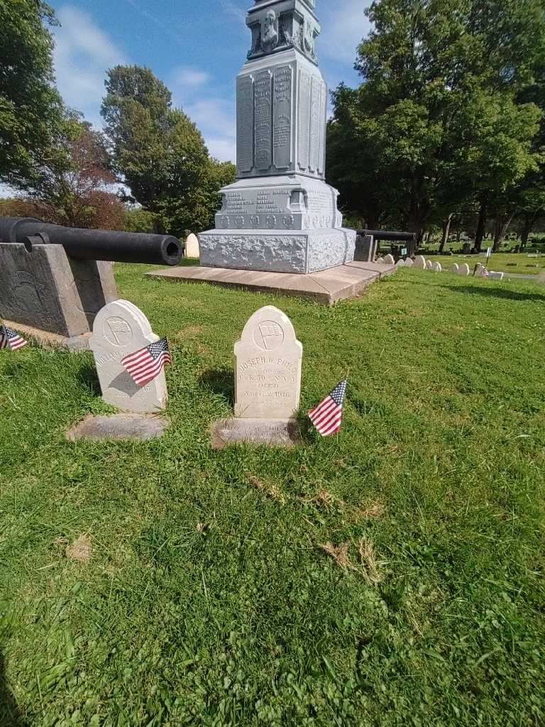 Joseph W. Philo's grave. Photo 1