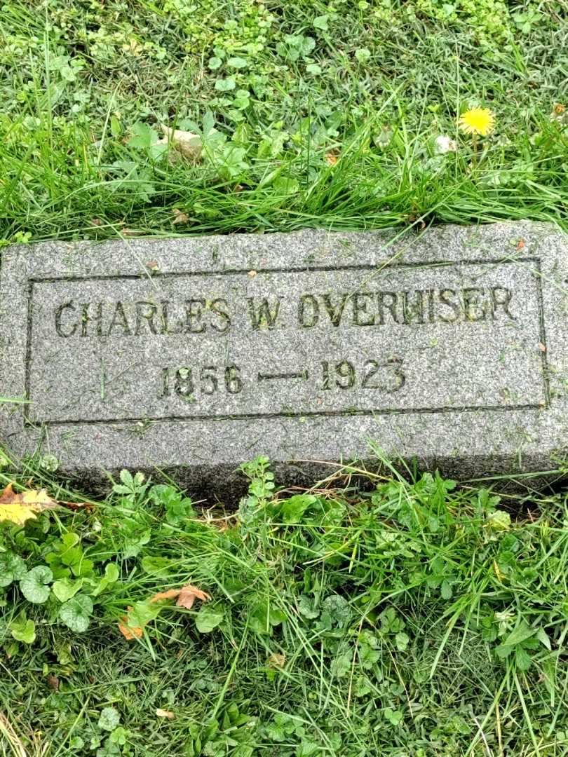 Charles W. Overhiser's grave. Photo 3