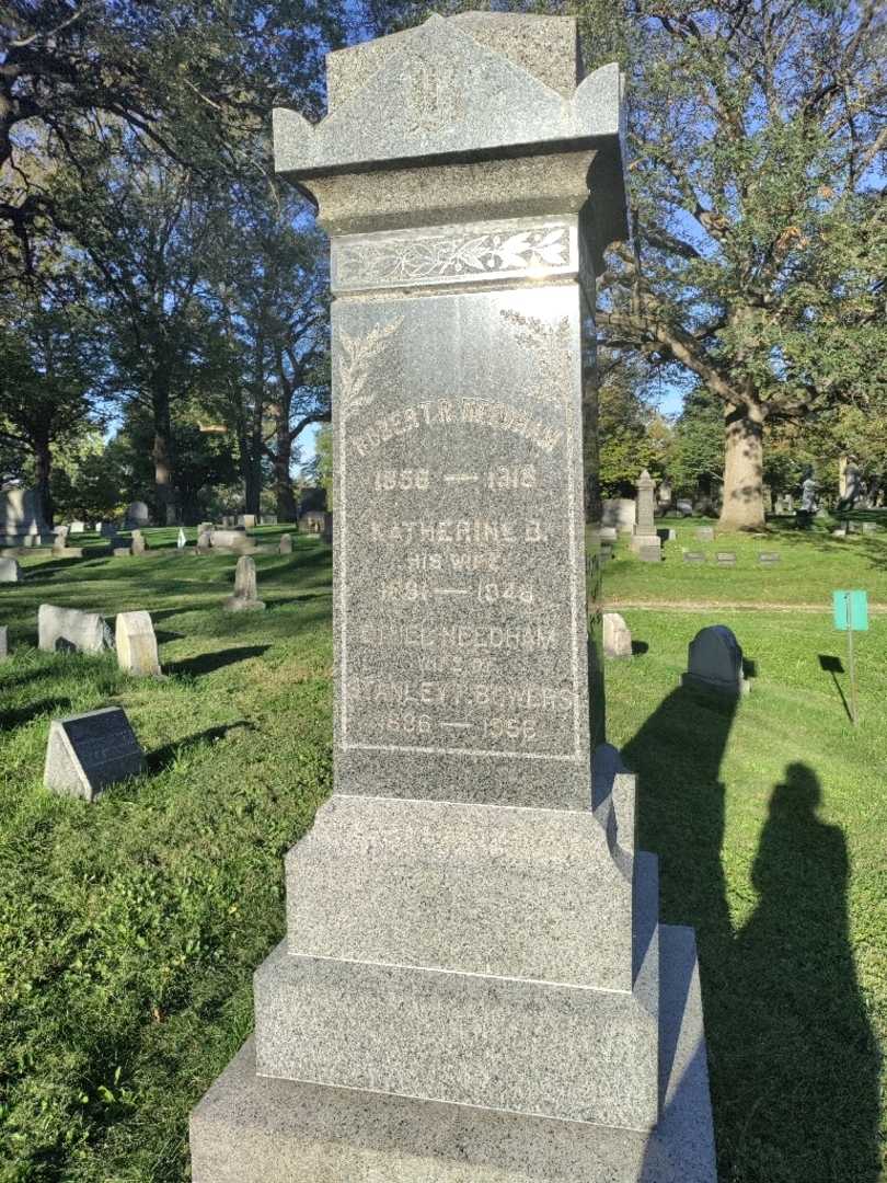 Ethel M. Bowers Needman's grave. Photo 3