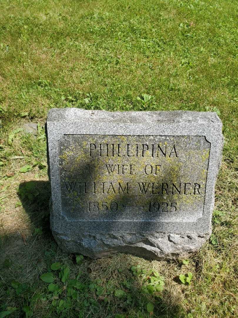 Phillipina Werner's grave. Photo 3