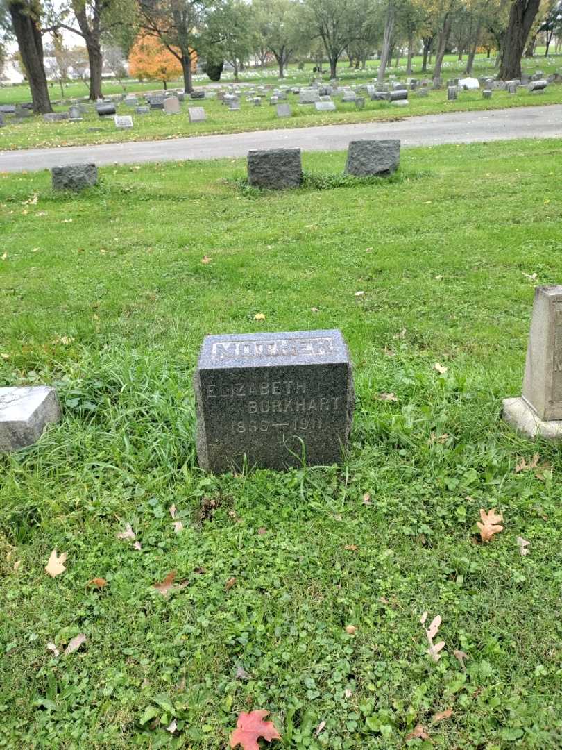 Elizabeth R. Burkhart's grave. Photo 2