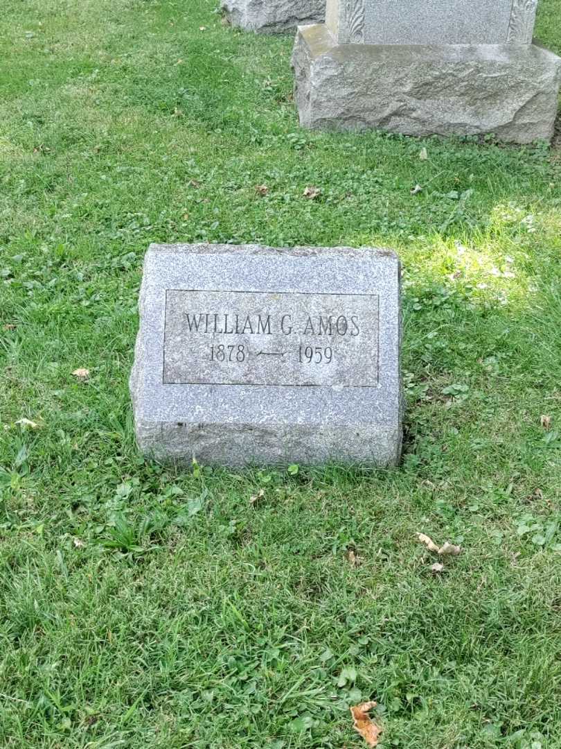 William G. Amos's grave. Photo 2