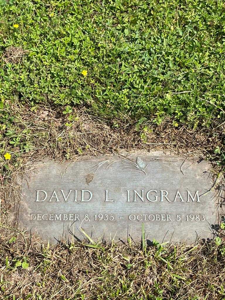 David L. Ingram's grave. Photo 3