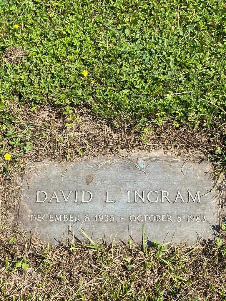 David L. Ingram's grave. Photo 3