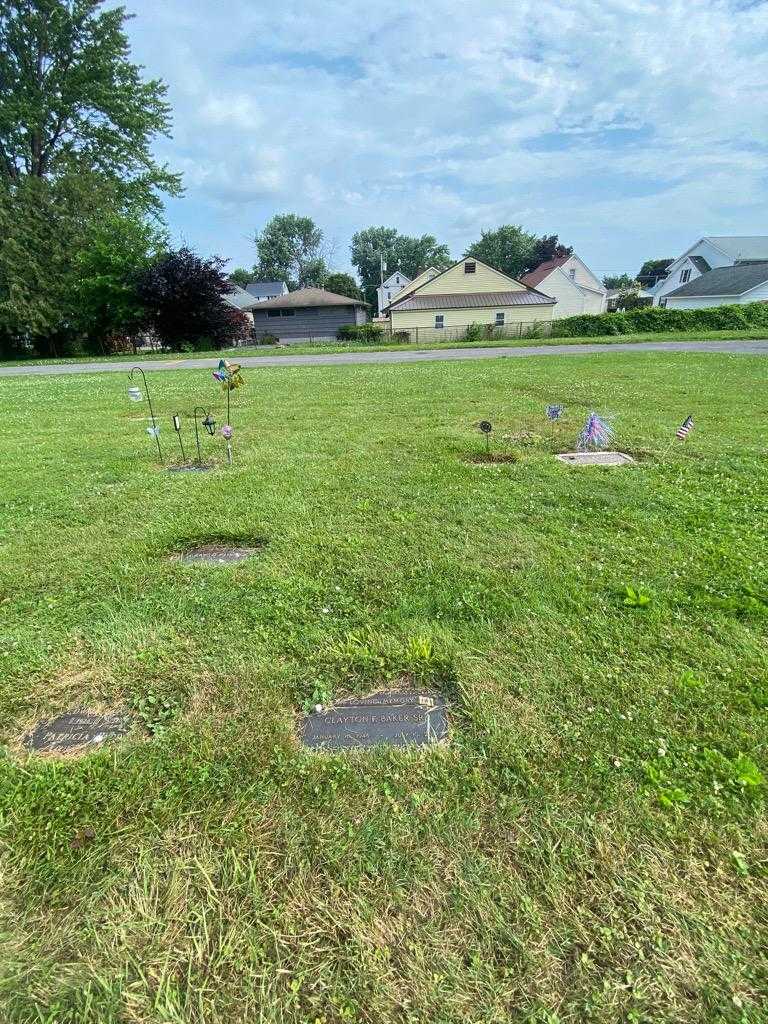 Clayton F. Baker Senior's grave. Photo 1