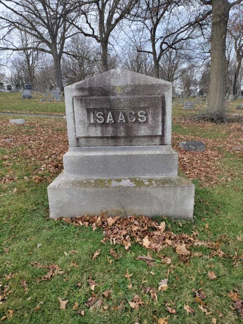 Samuel Isaacs's grave. Photo 4