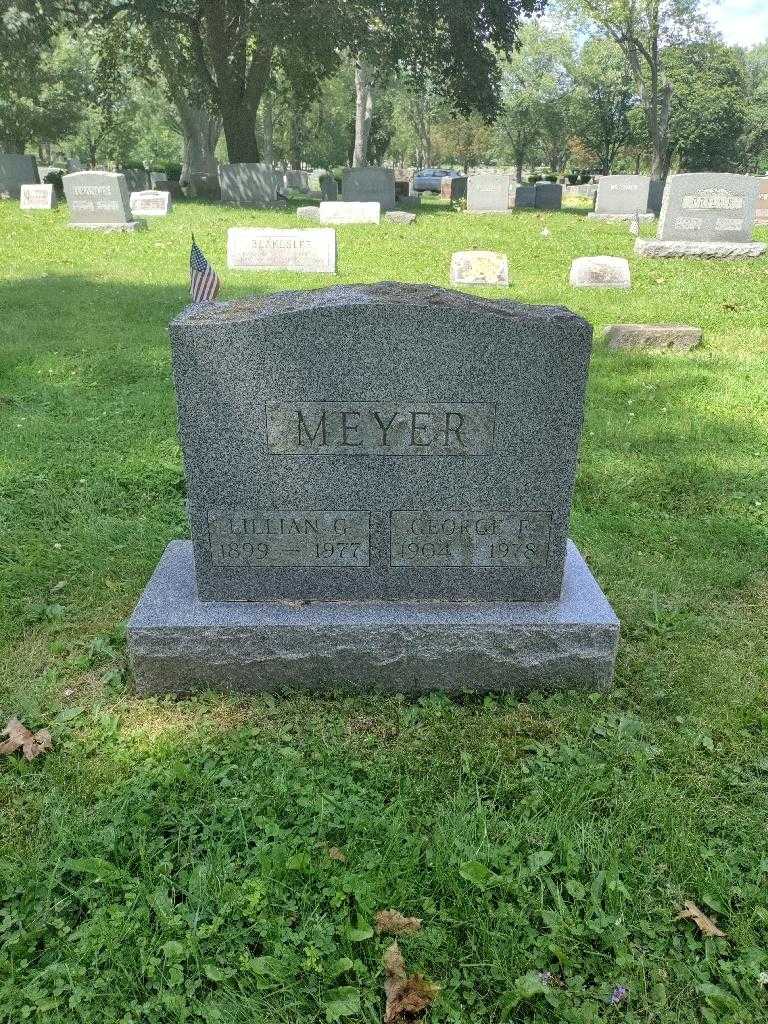 George F. Meyer's grave. Photo 2