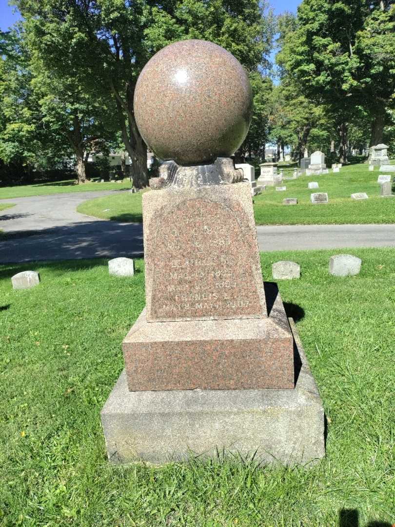 Charles Scholl's grave. Photo 2